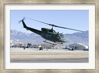 UH-1N Twin Huey near Kirtland Air Force Base, New Mexico Fine Art Print