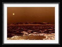View from the Edge of the Southern Polar Cap of Mars Fine Art Print