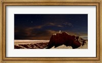 Artist's Depiction of a Lone Astronaut on Another Planet Fine Art Print