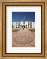 Australia, ACT, Canberra, Tile, Parliament House Building Fine Art Print