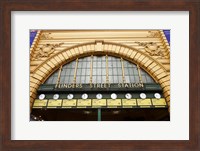 Australia, Melbourne, Flinders Street Train Station Fine Art Print