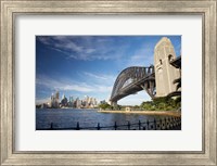 Australia, New South Wales, Sydney Harbour Bridge and CBD Fine Art Print