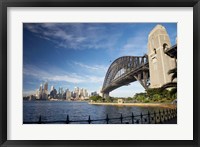 Australia, New South Wales, Sydney Harbour Bridge and CBD Fine Art Print