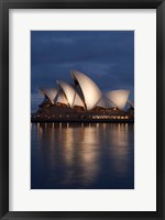 Australia, New South Wales, Sydney Opera House Silhouette Fine Art Print