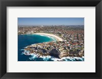 Australia, New South Wales, Sydney, Bondi Beach - aerial Fine Art Print