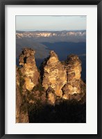 Australia, New South Wales, Three sisters, rock formation Fine Art Print