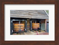 Australia, Barossa, Rockford Winery, hydraulic presses Fine Art Print