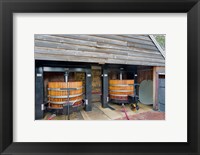 Australia, Barossa, Rockford Winery, hydraulic presses Fine Art Print