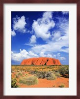 The holy mountain of Uluru, Ayers Rock, Australia Fine Art Print