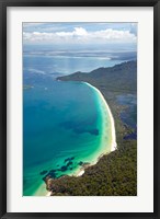 Hazards Beach Coastline, Freycinet, Tasmania, Australia Fine Art Print