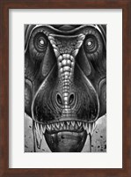 Tyrannosaurus Rex in Black & White Fine Art Print