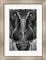 Tyrannosaurus Rex in Black & White Fine Art Print