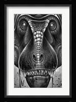 Tyrannosaurus Rex in Black & White Fine Art Print