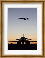 B-1B Lancer Takes Off at Sunset from Dyess Air Force Base, Texas Fine Art Print