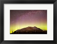 Aurora Borealis, Comet Panstarrs and Milky Way over Yukon, Canada Fine Art Print
