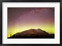 Aurora Borealis, Comet Panstarrs and Milky Way over Yukon, Canada Fine Art Print