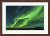 Large Aurora Borealis Display in Iceland Fine Art Print