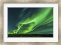 Large Aurora Borealis Display in Iceland Fine Art Print