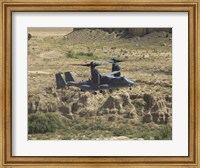 CV-22 Osprey Prepares to Land Fine Art Print