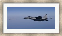 F-15 Eagle Fires an AIM-9 Missile Fine Art Print