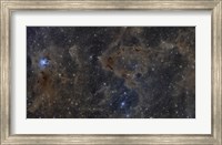 Iris Nebula and Dusty Region in Cepheus constellation Fine Art Print