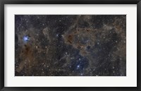 Iris Nebula and Dusty Region in Cepheus constellation Fine Art Print