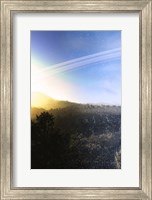 Summer Turns to Winter on a Ringed Alien Planet Fine Art Print