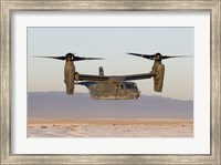 A CV-22 Osprey Flies in Helicopter Mode Fine Art Print
