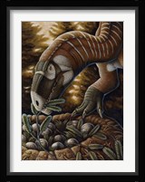 Plateosaurus Dinosaur Nest Fine Art Print