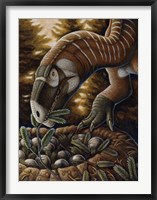 Plateosaurus Dinosaur Nest Fine Art Print