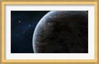 Earth-like Planet in the Middle of a Calm Area of Space Fine Art Print