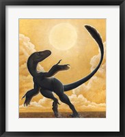Deinonychus Antirrhopus Dancing in the Sun Fine Art Print