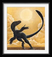 Deinonychus Antirrhopus Dancing in the Sun Fine Art Print