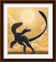 Deinonychus Antirrhopus Dancing in the Sun Fine Art Print