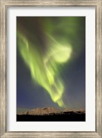 Aurora Borealis over Emerald Lake Fine Art Print