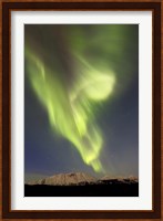 Aurora Borealis over Emerald Lake Fine Art Print