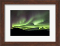 Aurora Borealis over Gray Peak, Whitehorse, Yukon Canada Fine Art Print