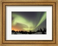 Aurora borealis over Ogilvie Mountains Fine Art Print