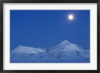 Full moon over Ogilvie Mountains Fine Art Print