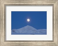 Full Moon over Ogilvie Mountains, Canada Fine Art Print