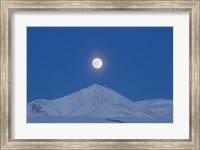 Full Moon over Ogilvie Mountains, Canada Fine Art Print