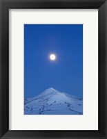 Full Moon over Ogilvie Mountains, Canada (vertical) Fine Art Print