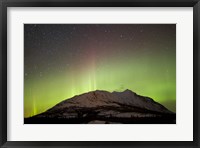 Aurora Borealis and Milky Way over Carcross Desert Fine Art Print