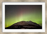 Aurora Borealis and Milky Way over Carcross Desert Fine Art Print