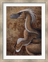 Velociraptor, a Dromaeosaurid dinosaur of the Cretaceous Period Fine Art Print