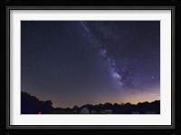 Milky Way and Perseid Meteor Shower, Oklahoma Fine Art Print