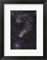 The Question Mark Nebula in Orion Fine Art Print