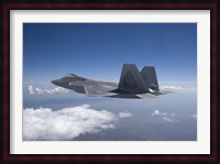 An F-22 Raptor Flies Around Southern New Mexico Fine Art Print