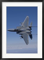 F-15 Eagle Conducts Air-to-Air Training over Oregon Fine Art Print