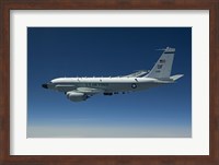 RC-135W Rivet Joint Aircraft Flies over the Midwest Fine Art Print
